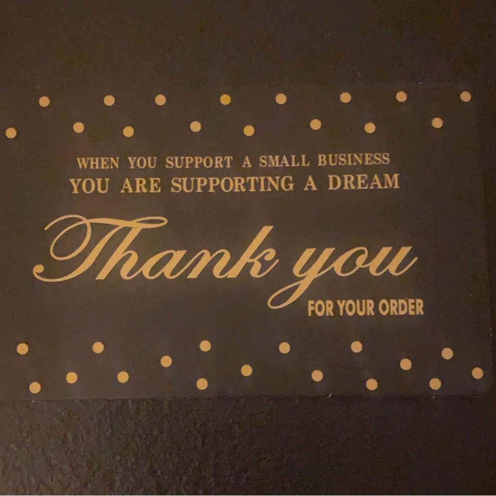 Polka Dot Thank You Card